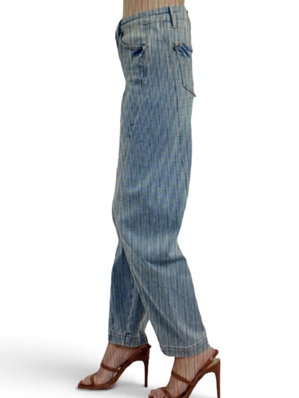 14W Judy Blue Hi Waist Side Panel Barrel Leg Jeans, NWT - Picture 3 of 7